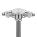 MASTBOCK 300 2-fach Ausleger 90 Grad Mastaufsatz silber