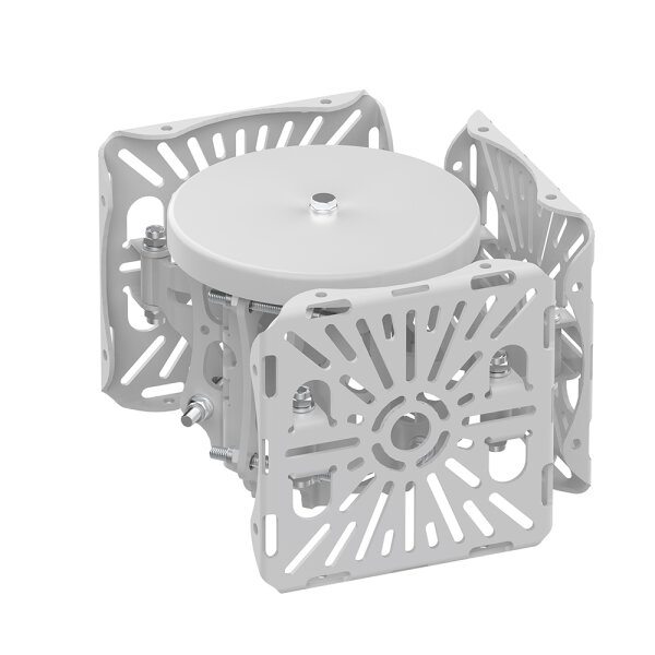 MASTBOCK Multi 3-fach Ausleger Mastaufsatz silber