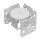 MASTBOCK Multi 3-fach Ausleger Mastaufsatz silber