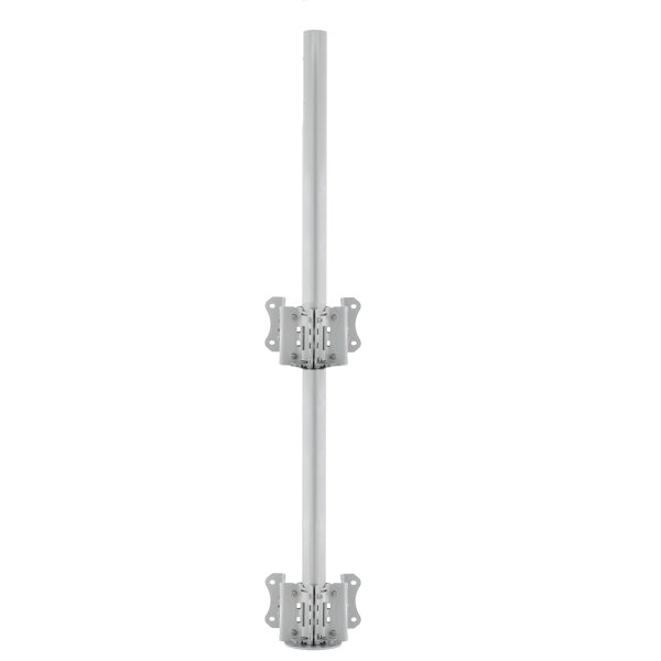 WANDBOCK Wandmast 4000 Zopfmaß 76mm silber